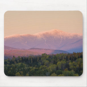 Schemering en Mount Washington in New Hampshire's Muismat