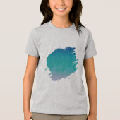 Schemering Onder de Golven Tri-Blend Shirt (Voorkant)