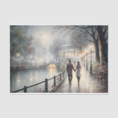 Schemering Ontmoeting Decoupage Tissuepapier (Voorkant)