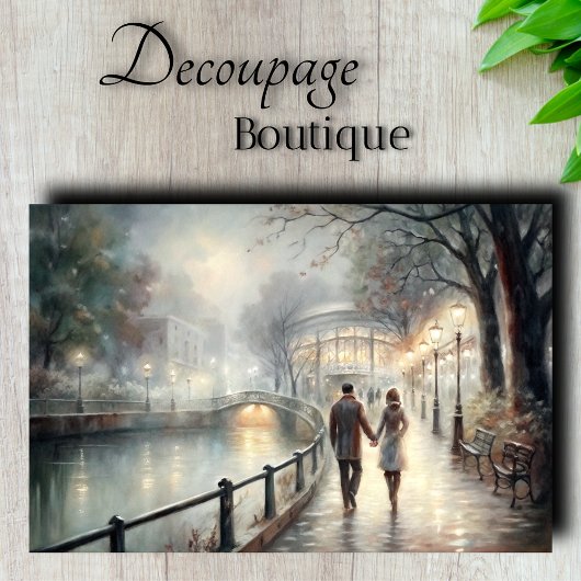 Schemering Ontmoeting Decoupage Tissuepapier