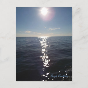 Schemering op Mobiele Baai, het briefkaart van