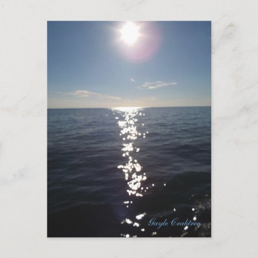 Schemering op Mobiele Baai, het briefkaart van (Voorkant)