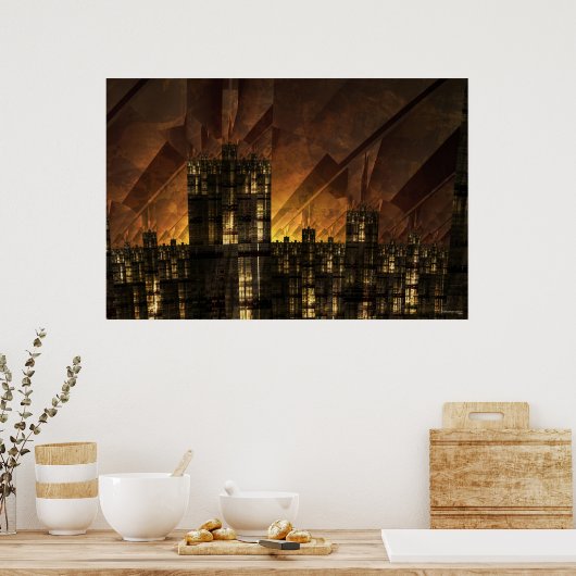 Schemering Poster (Keuken)