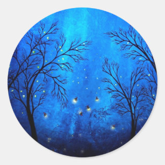 schemering ronde sticker