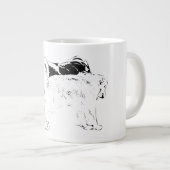 Schemering van de poten, naast elkaar grote koffiekop (Voorkant rechts)