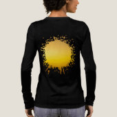 Schemering van Goud Tri-Blend Shirt (Achterkant)