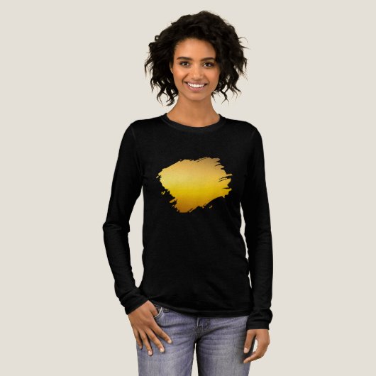 Schemering van Goud Tri-Blend Shirt (Voorkant)