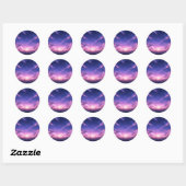 Schemerlucht Stickerblad Ronde Sticker (Vel)