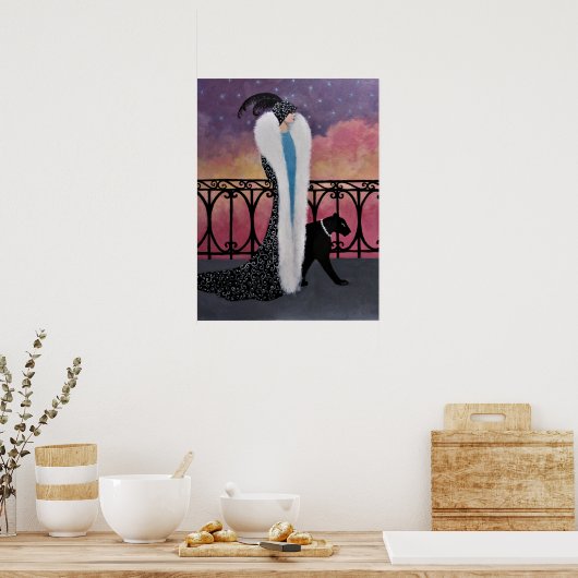 schemertijd poster (Keuken)