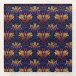 schemerweelde glazen onderzetter