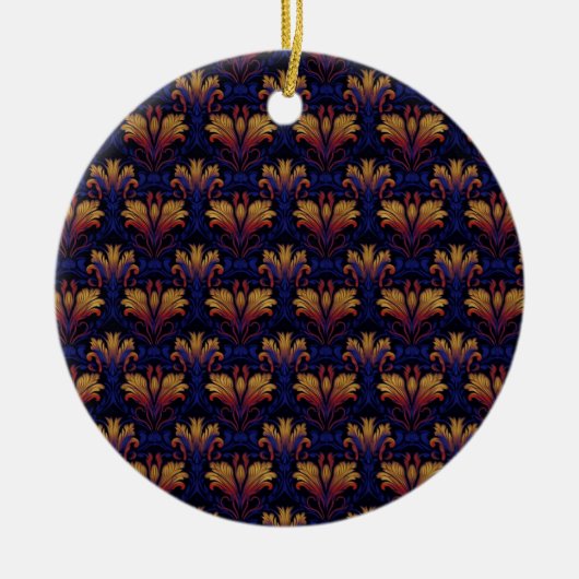 schemerweelde keramisch ornament (Voorkant)