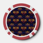 schemerweelde poker chips (Achterkant)
