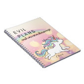 Schemes & Sparkles: kwaadaardige plannen en eenhoo Notitieboek (Rechterzijde)