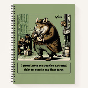 Scheming Tails: De medeplichtige rat politicus Notitieboek