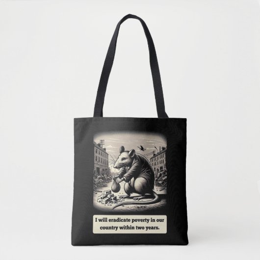 Scheming Tails: De medeplichtige rat politicus Tote Bag (Voorkant)