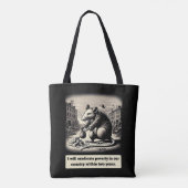 Scheming Tails: De medeplichtige rat politicus Tote Bag (Achterkant)