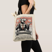Scheming Tails: De medeplichtige rat politicus Tote Bag (Dichtbij)