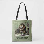 Scheming Tails: De medeplichtige rat politicus Tote Bag (Voorkant)
