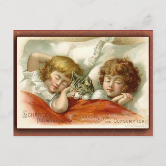 Schenck's Pulmonic Syrup-handelskaart Briefkaart (Voorkant)