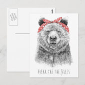 Schending van de regels briefkaart (Voorkant / Achterkant)