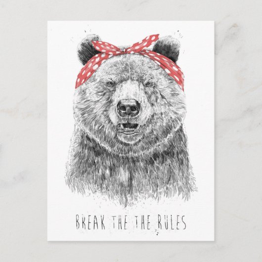 Schending van de regels briefkaart (Voorkant)