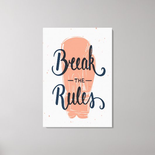 Schending van de regels canvas afdruk (Voorkant)