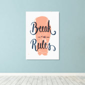 Schending van de regels canvas afdruk (Insitu (Houten vloer))