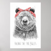 Schending van de regels poster (Voorkant)