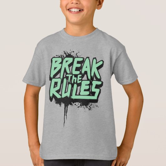 Schending van de regels t-shirt (Voorkant)