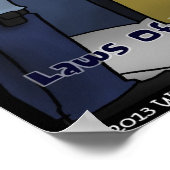 Schending van de wet op de zwaartekracht Funny Pos Poster (Hoek)