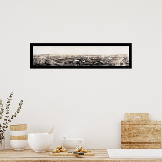 Schenectady General Electric Foto 1907 Poster (Keuken)