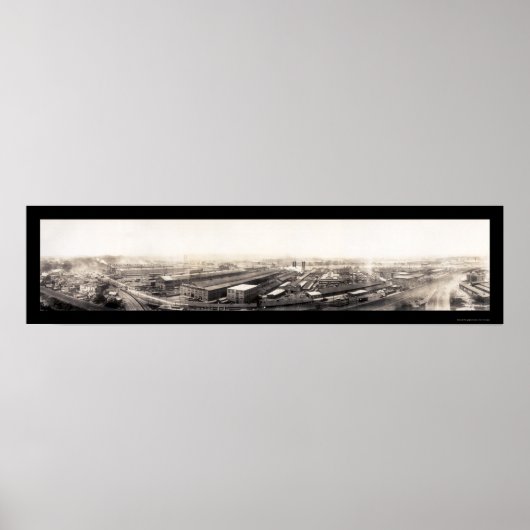 Schenectady General Electric Foto 1907 Poster (Voorkant)