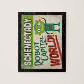 Schenectady New York Robot - Funny  Legpuzzel (Verticaal)