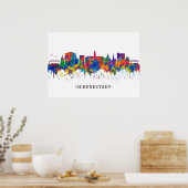 Schenectady New York Skyline Poster (Keuken)