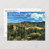Scheneratie door de Snake-rivier OF -Briefkaart Briefkaart (Voorkant / Achterkant)