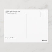 Scheneratie door de Snake-rivier OF -Briefkaart Briefkaart (Achterkant)
