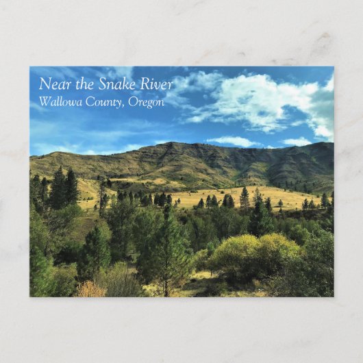 Scheneratie door de Snake-rivier OF -Briefkaart Briefkaart (Voorkant)