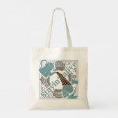 Schenk de koffie in! tote bag (Achterkant)