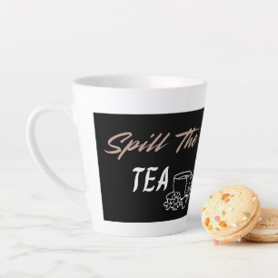 Schenk de thee Cute esthetische verjaardagscadeau  Latte Mok