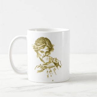 Schenk de thee in, schat koffiemok
