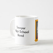 Schenk een kopje muzikale inspiratie in koffiemok (Voorkant links)