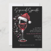 Schenk & Sprankel Kerstborrel Wijnglas Kaart (Voorkant)