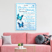 Schenkje voor schoondochter canvas afdruk (Insitu (Woonkamer))