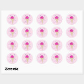 Schep Confetti Ijs Ronde Sticker (Vel)