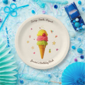 Schep. Glimlach. Herhaal. – Verjaardagsfeest Bord (Feest)