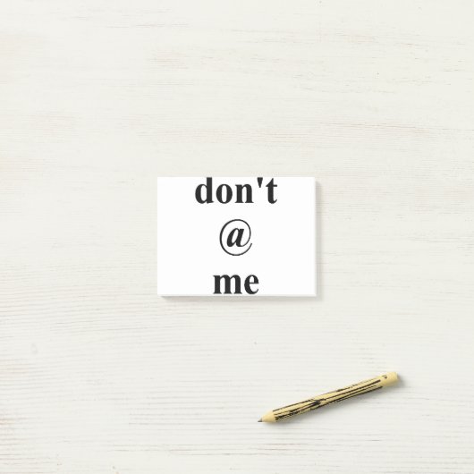 schep me niet post-it® notes (Op bureau)