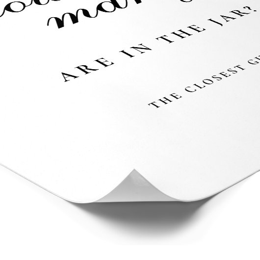 Schep op hoeveel Vrijgezellenfeest teken Poster (Hoek)