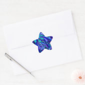 *Schep van Zen Blue Ster Sticker (Envelop)