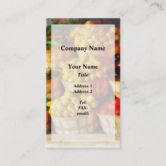 Schepels Smaak Visitekaartje (Voorkant)