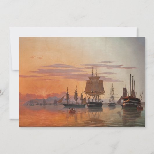 Schepen aan de rivier de Taag | Carl Dahl (Voorkant)